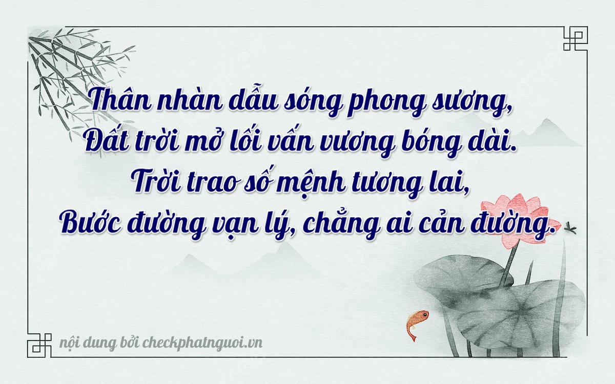 Bài thơ ý nghĩa cho <b>biển số 75A-37589</b> tại website checkphatnguoi.vn