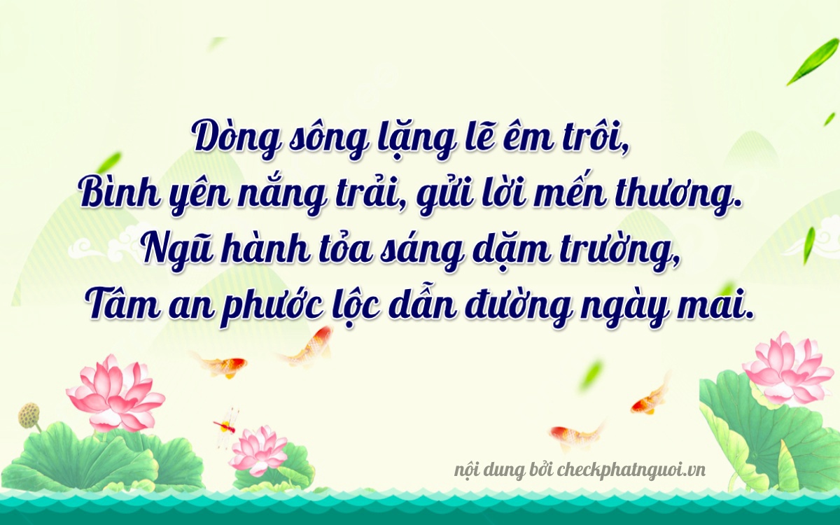 Bài thơ ý nghĩa cho <b>biển số 75A-38806</b> tại website checkphatnguoi.vn