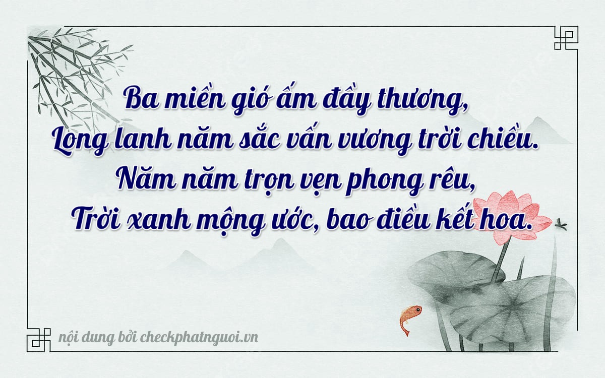 Bài thơ ý nghĩa cho <b>biển số 75A-39555</b> tại website checkphatnguoi.vn