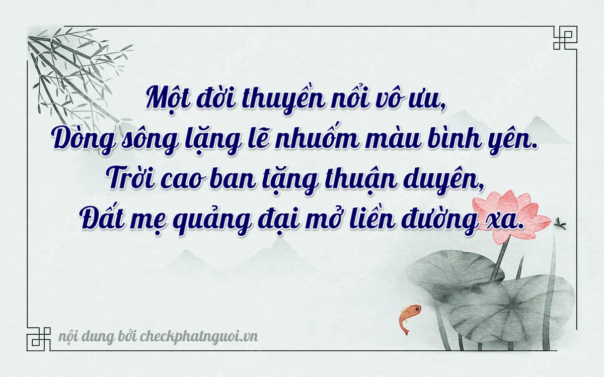 Bài thơ ý nghĩa cho <b>biển số 75A-40453</b> tại website checkphatnguoi.vn