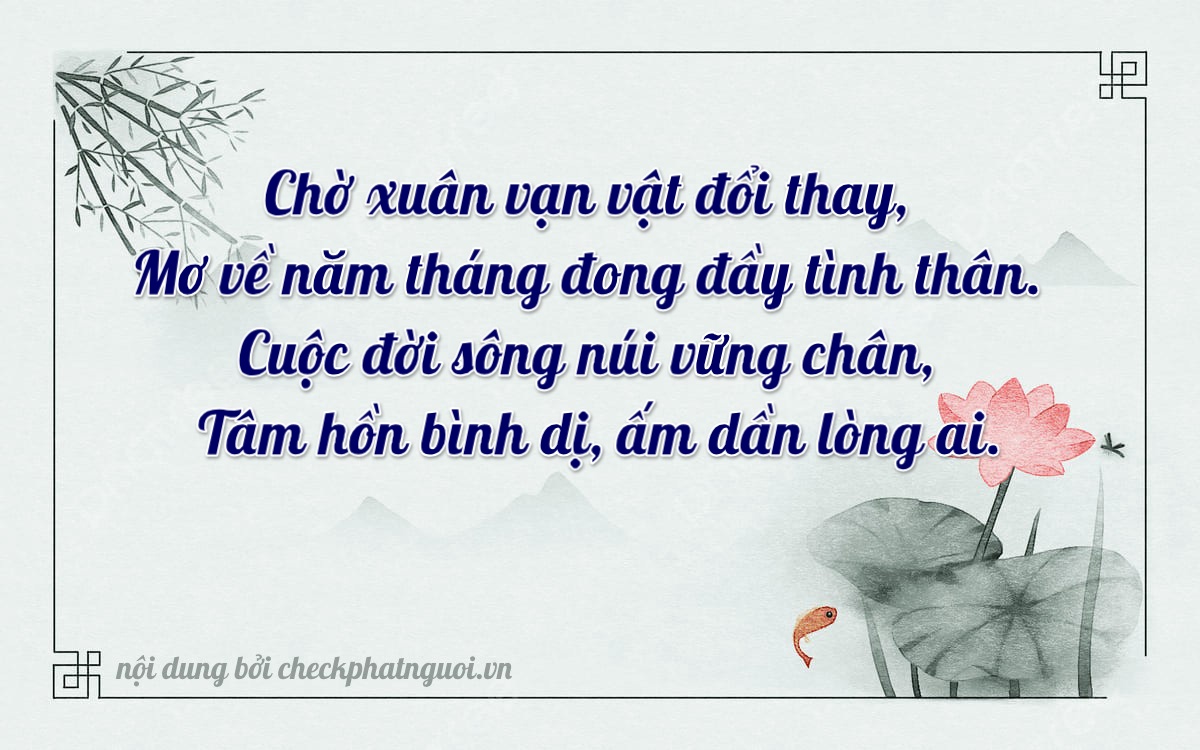Bài thơ ý nghĩa cho <b>biển số 75A-46102</b> tại website checkphatnguoi.vn