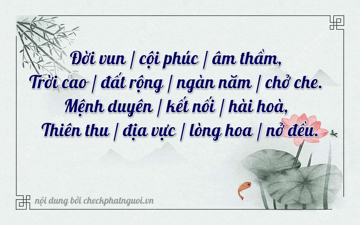 Bài thơ ý nghĩa cho <b>biển số 75AA-00488</b> tại website checkphatnguoi.vn