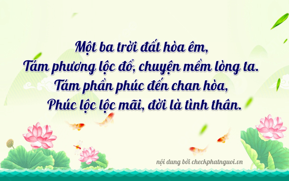 Bài thơ ý nghĩa cho <b>biển số 75AA-13888</b> tại website checkphatnguoi.vn