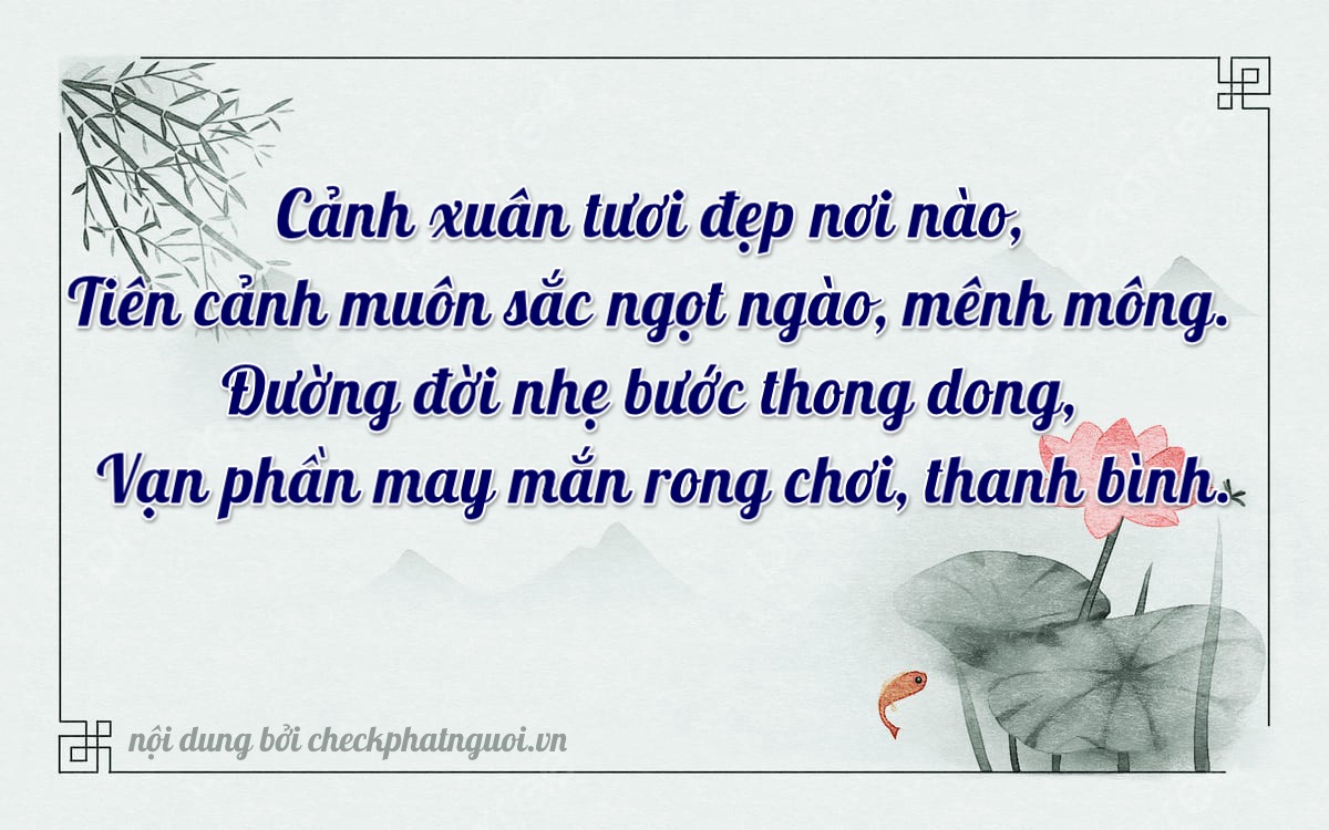 Bài thơ ý nghĩa cho <b>biển số 75AC-02218</b> tại website checkphatnguoi.vn