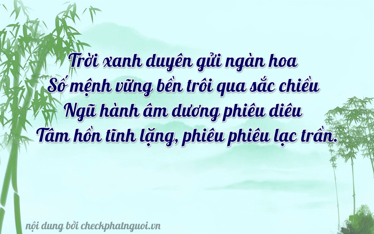 Bài thơ ý nghĩa cho <b>biển số 75AC-05779</b> tại website checkphatnguoi.vn