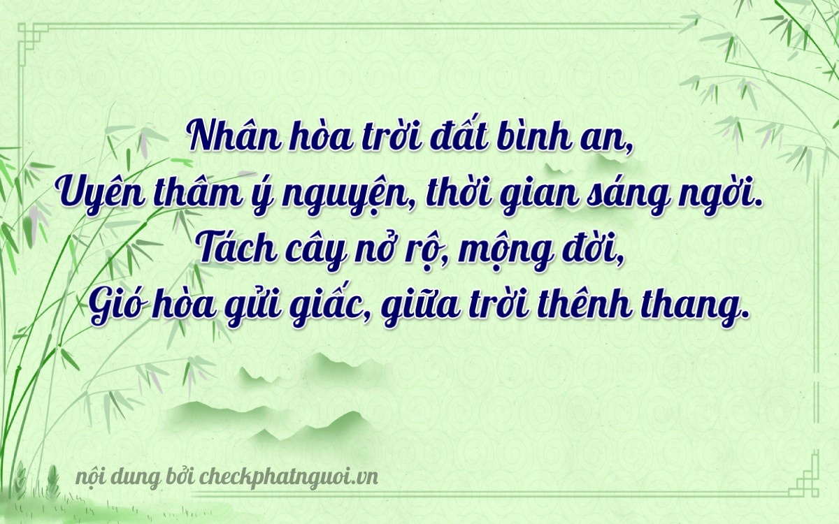 Bài thơ ý nghĩa cho <b>biển số 75AD-02929</b> tại website checkphatnguoi.vn