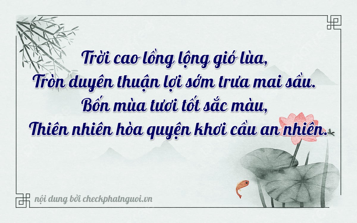 Bài thơ ý nghĩa cho <b>biển số 75AD-04673</b> tại website checkphatnguoi.vn