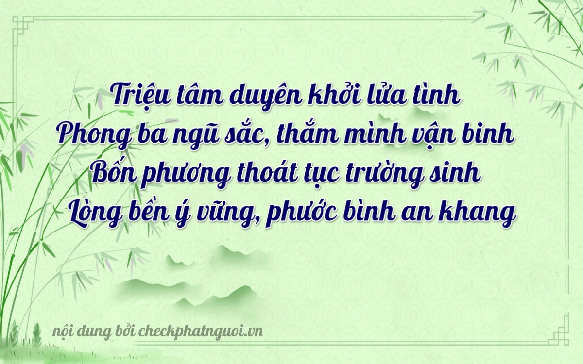 Bài thơ ý nghĩa cho <b>biển số 75AE-01348</b> tại website checkphatnguoi.vn