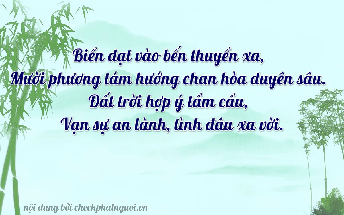 Bài thơ ý nghĩa cho <b>biển số 75AF-14288</b> tại website checkphatnguoi.vn