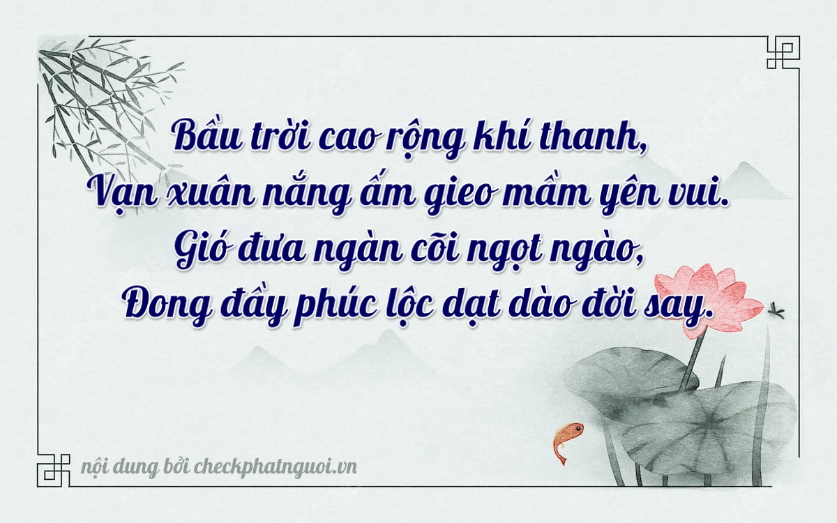 Bài thơ ý nghĩa cho <b>biển số 75AF-20975</b> tại website checkphatnguoi.vn
