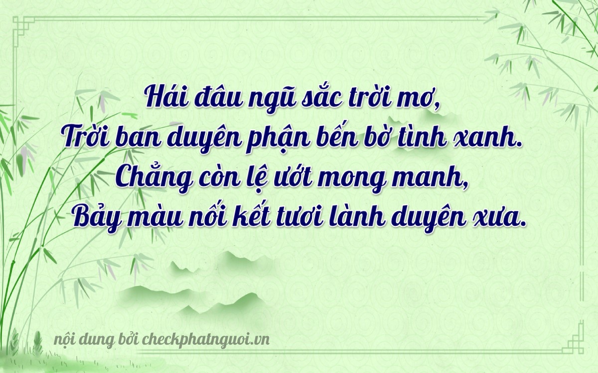 Bài thơ ý nghĩa cho <b>biển số 75AF-22222</b> tại website checkphatnguoi.vn