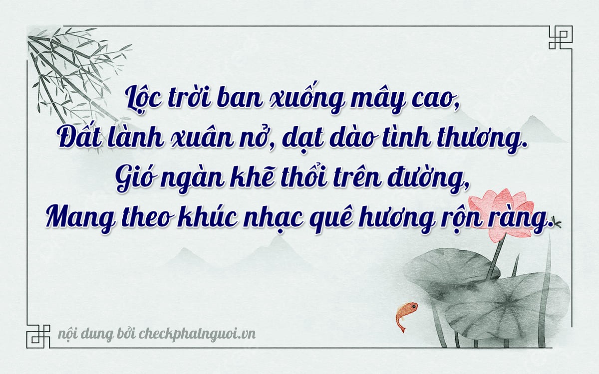 Bài thơ ý nghĩa cho <b>biển số 75AF-25069</b> tại website checkphatnguoi.vn