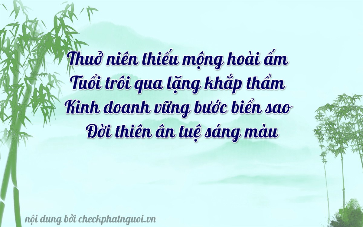 Bài thơ ý nghĩa cho <b>biển số 75AF-25124</b> tại website checkphatnguoi.vn