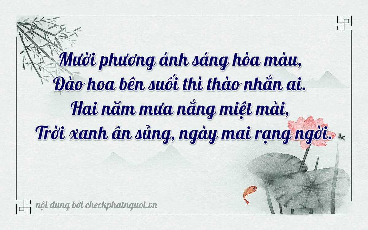 Bài thơ ý nghĩa cho <b>biển số 75AF-25248</b> tại website checkphatnguoi.vn