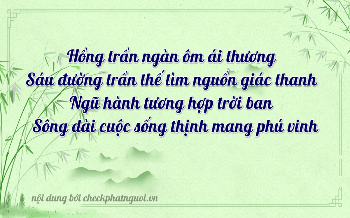 Bài thơ ý nghĩa cho <b>biển số 75AF-25652</b> tại website checkphatnguoi.vn