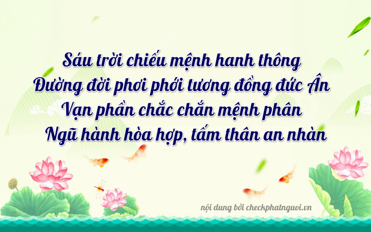 Bài thơ ý nghĩa cho <b>biển số 75AH-06158</b> tại website checkphatnguoi.vn