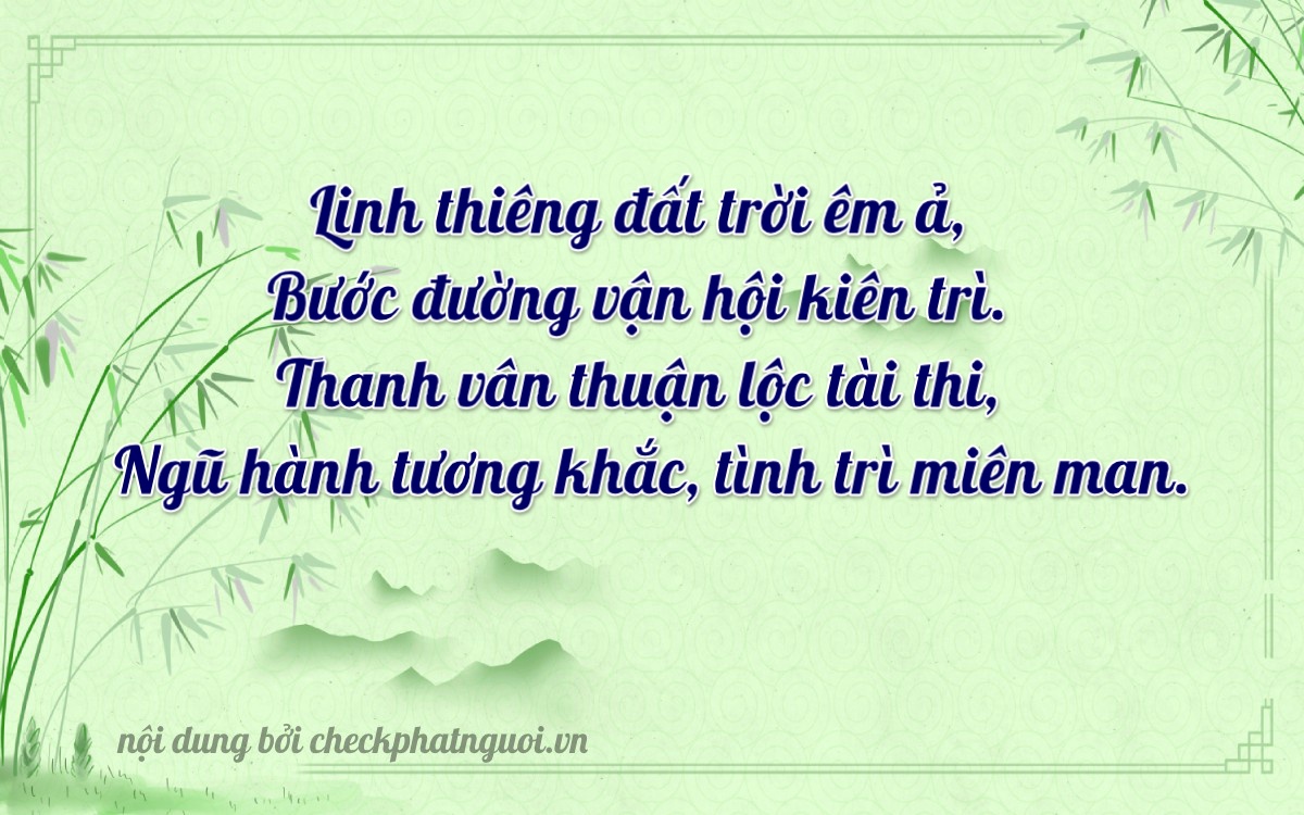 Bài thơ ý nghĩa cho <b>biển số 75AH-07870</b> tại website checkphatnguoi.vn