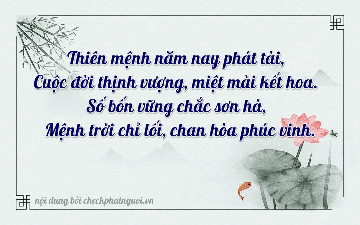 Bài thơ ý nghĩa cho <b>biển số 75AK-05420</b> tại website checkphatnguoi.vn