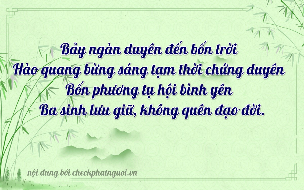 Bài thơ ý nghĩa cho <b>biển số 75AK-07437</b> tại website checkphatnguoi.vn