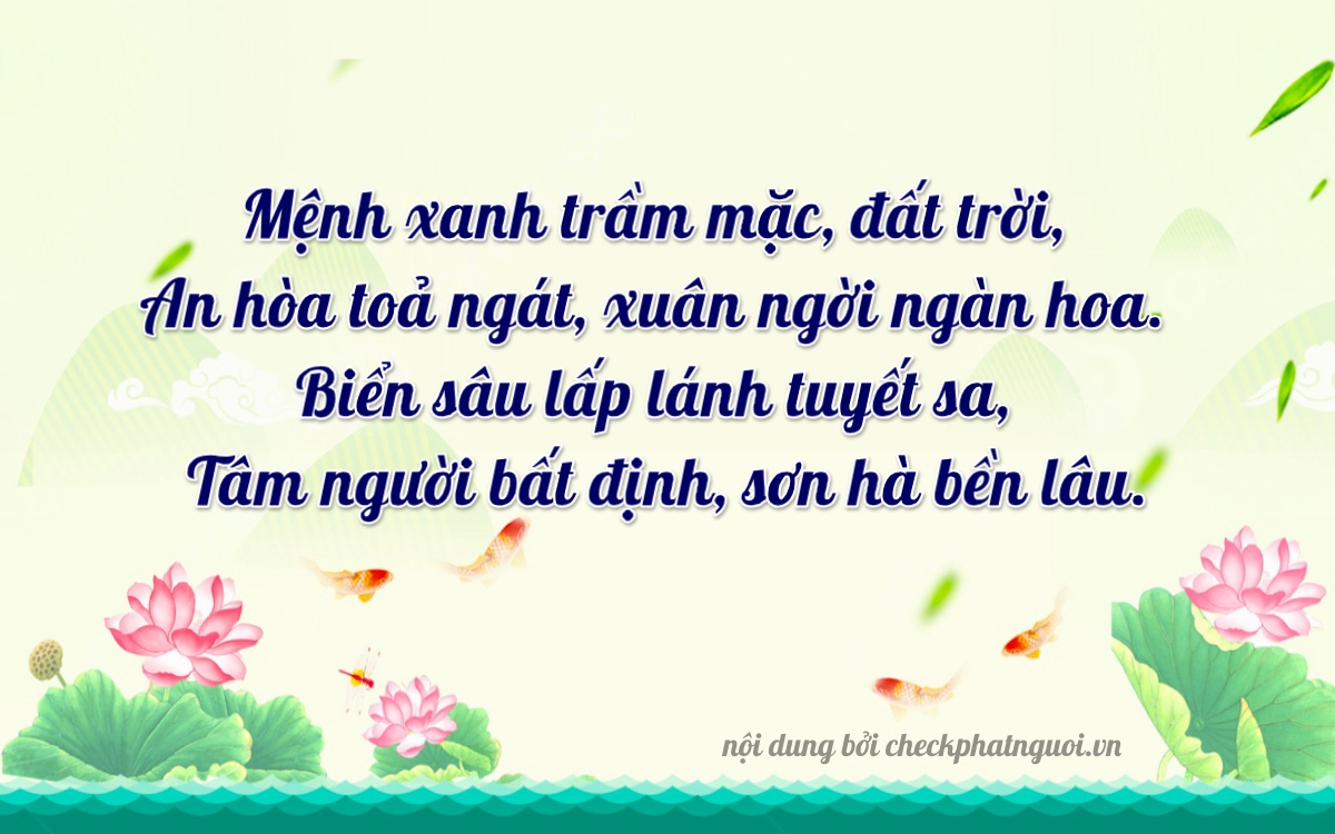 Bài thơ ý nghĩa cho <b>biển số 75B1-12239</b> tại website checkphatnguoi.vn