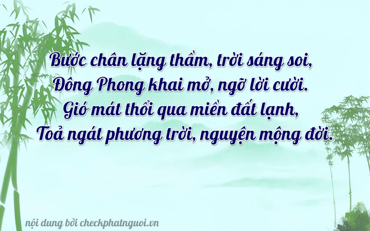 Bài thơ ý nghĩa cho <b>biển số 75B1-30947</b> tại website checkphatnguoi.vn