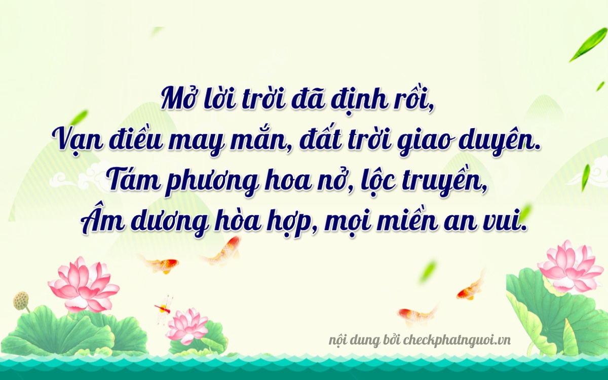 Bài thơ ý nghĩa cho <b>biển số 75B1-37595</b> tại website checkphatnguoi.vn