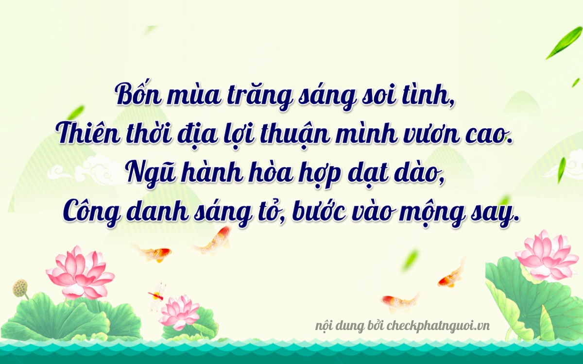 Bài thơ ý nghĩa cho <b>biển số 75B1-45878</b> tại website checkphatnguoi.vn