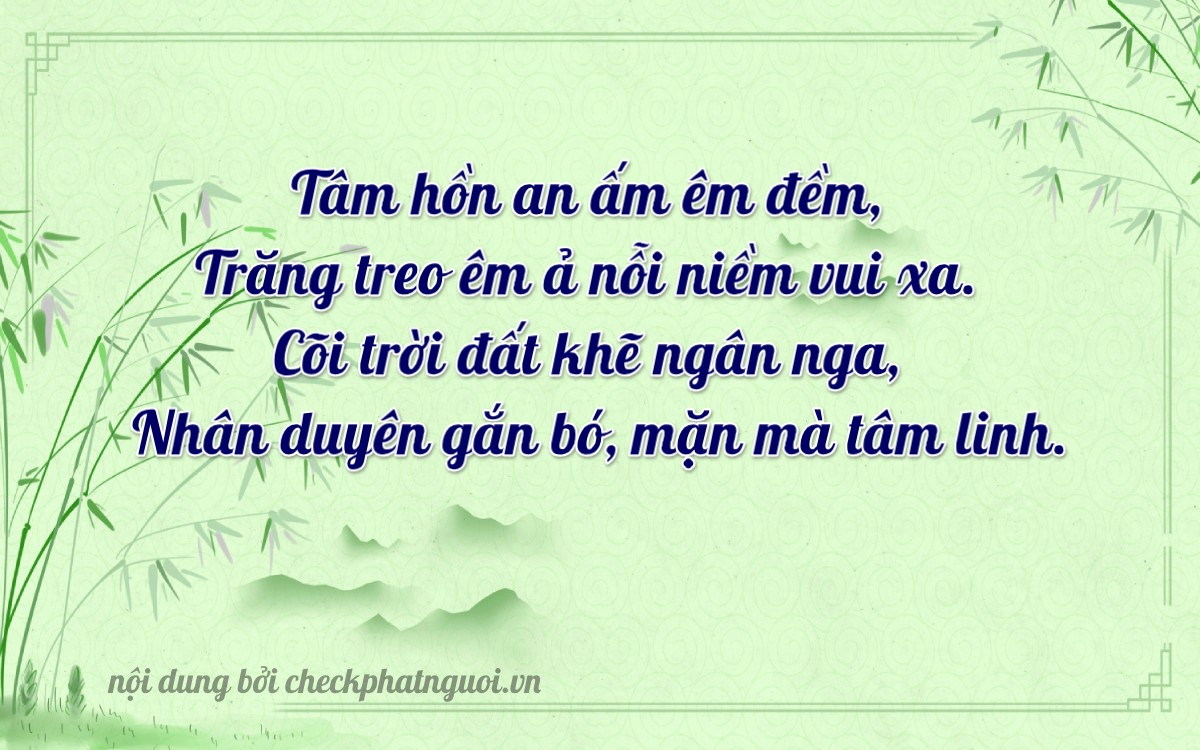Bài thơ ý nghĩa cho <b>biển số 75C-01197</b> tại website checkphatnguoi.vn
