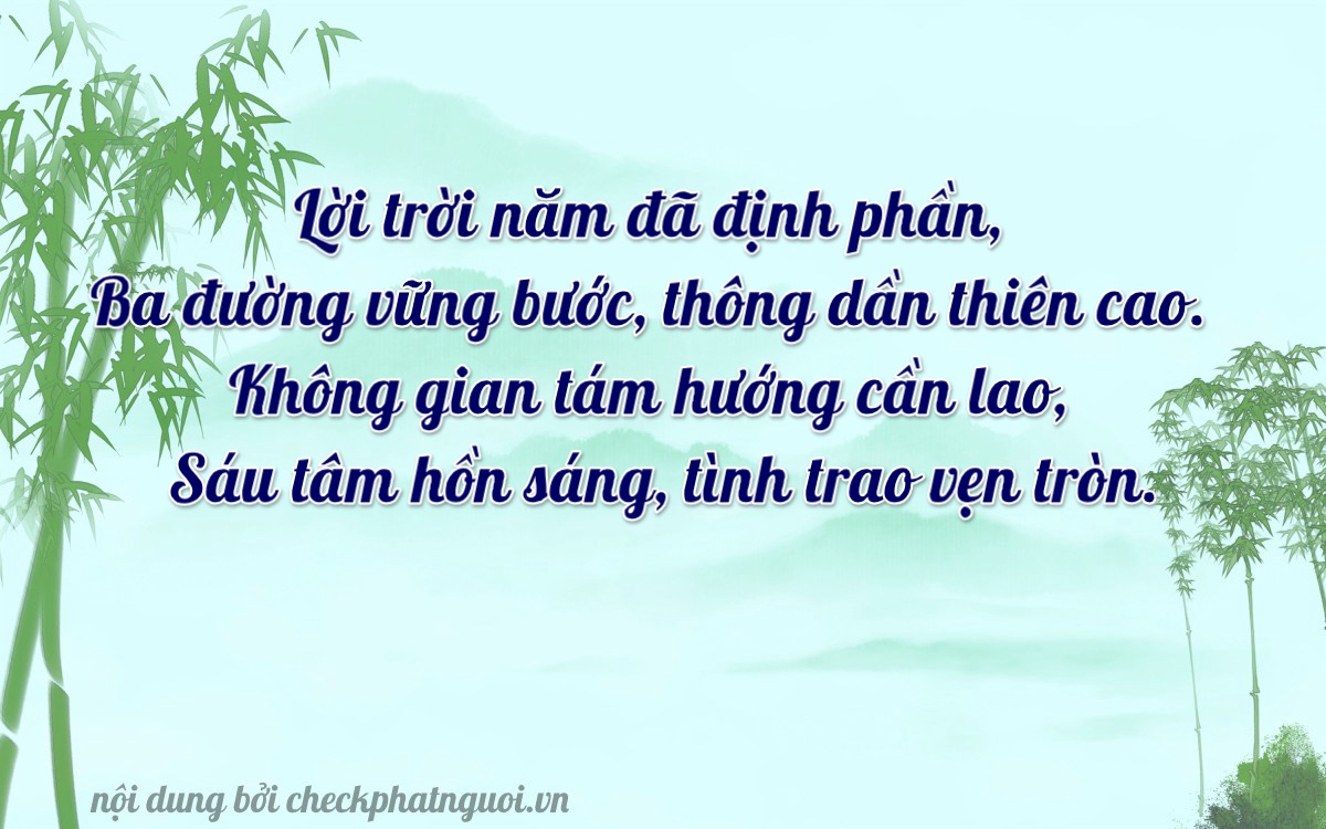 Bài thơ ý nghĩa cho <b>biển số 75C-03086</b> tại website checkphatnguoi.vn