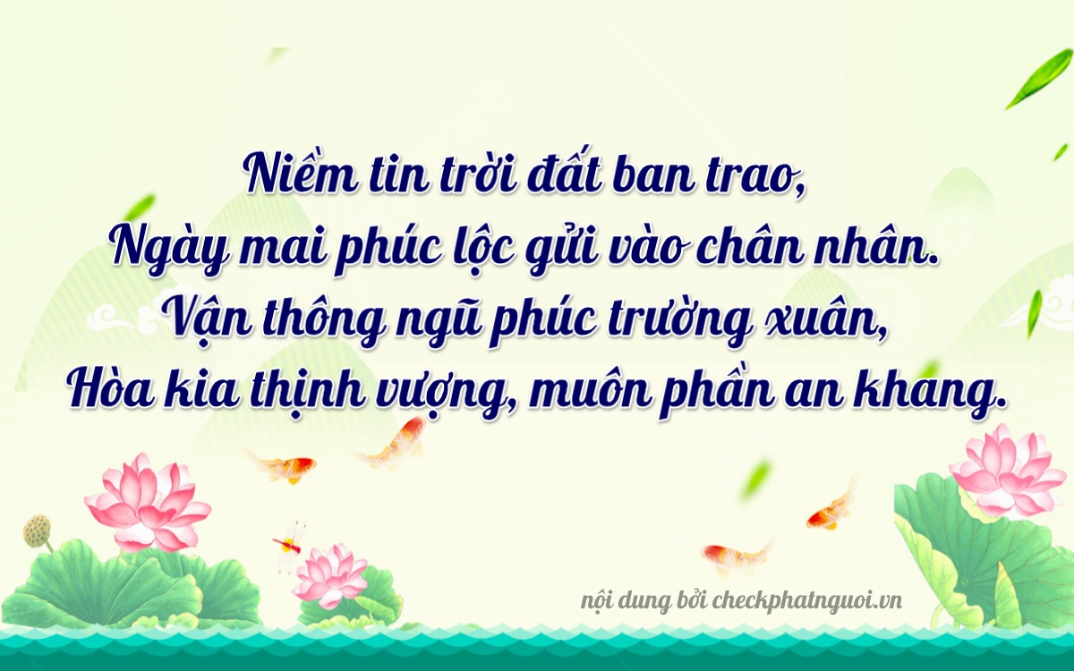 Bài thơ ý nghĩa cho <b>biển số 75C-03650</b> tại website checkphatnguoi.vn