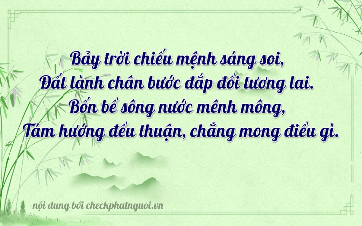 Bài thơ ý nghĩa cho <b>biển số 75C-03748</b> tại website checkphatnguoi.vn