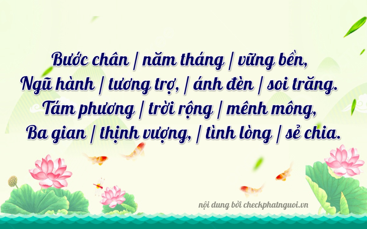 Bài thơ ý nghĩa cho <b>biển số 75C-07583</b> tại website checkphatnguoi.vn