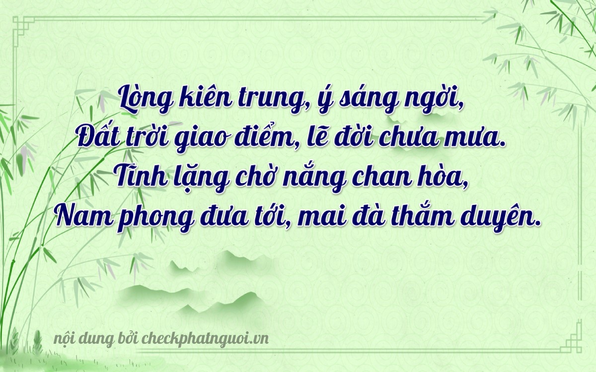 Bài thơ ý nghĩa cho <b>biển số 75C1-32485</b> tại website checkphatnguoi.vn