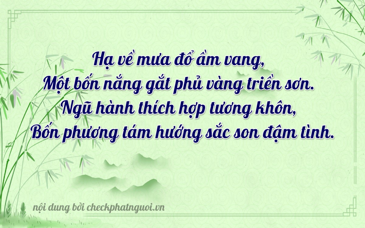 Bài thơ ý nghĩa cho <b>biển số 75C-14156</b> tại website checkphatnguoi.vn