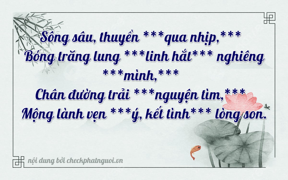 Bài thơ ý nghĩa cho <b>biển số 75D1-04560</b> tại website checkphatnguoi.vn