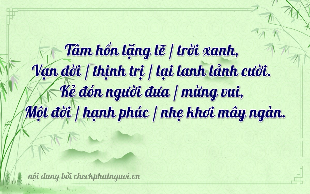 Bài thơ ý nghĩa cho <b>biển số 75D1-21229</b> tại website checkphatnguoi.vn