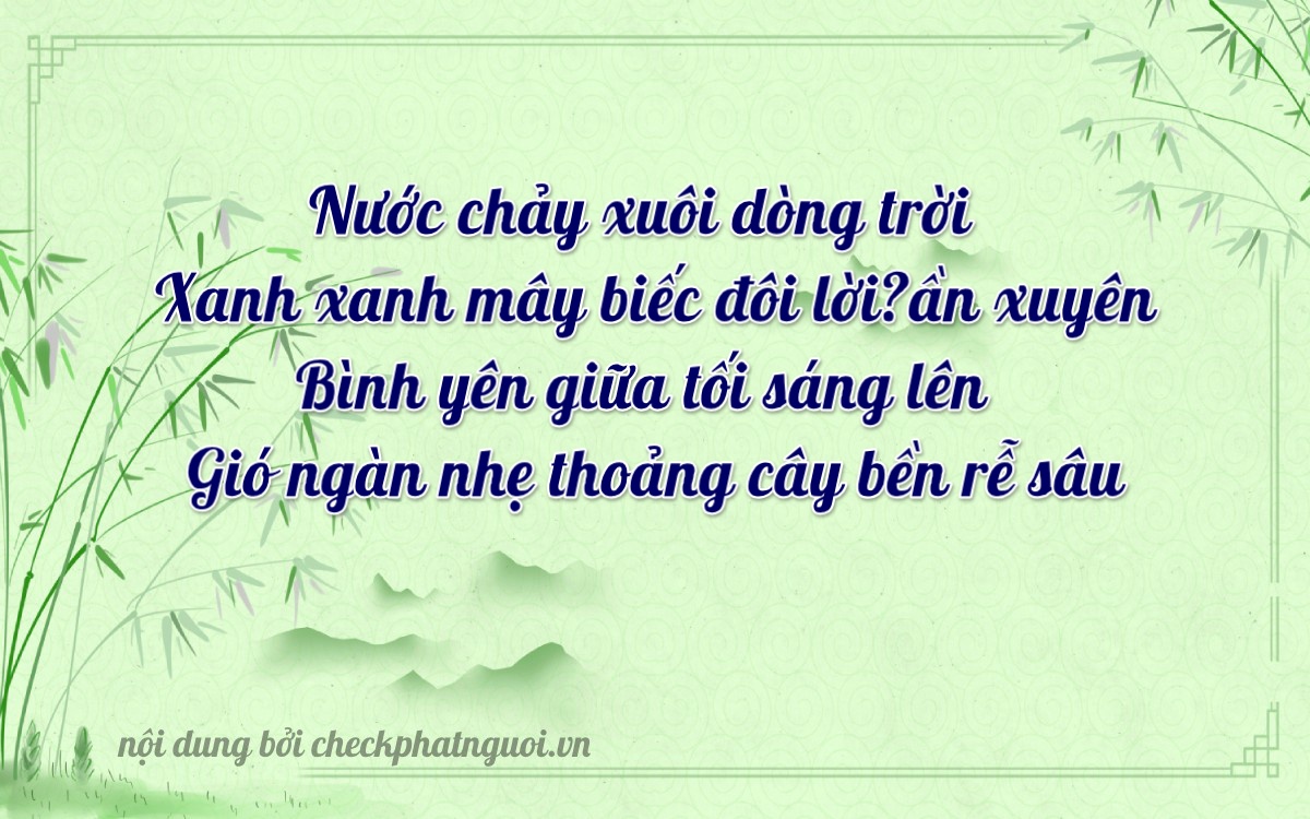 Bài thơ ý nghĩa cho <b>biển số 75D1-32641</b> tại website checkphatnguoi.vn