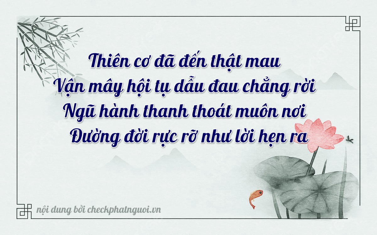 Bài thơ ý nghĩa cho <b>biển số 75E-00148</b> tại website checkphatnguoi.vn