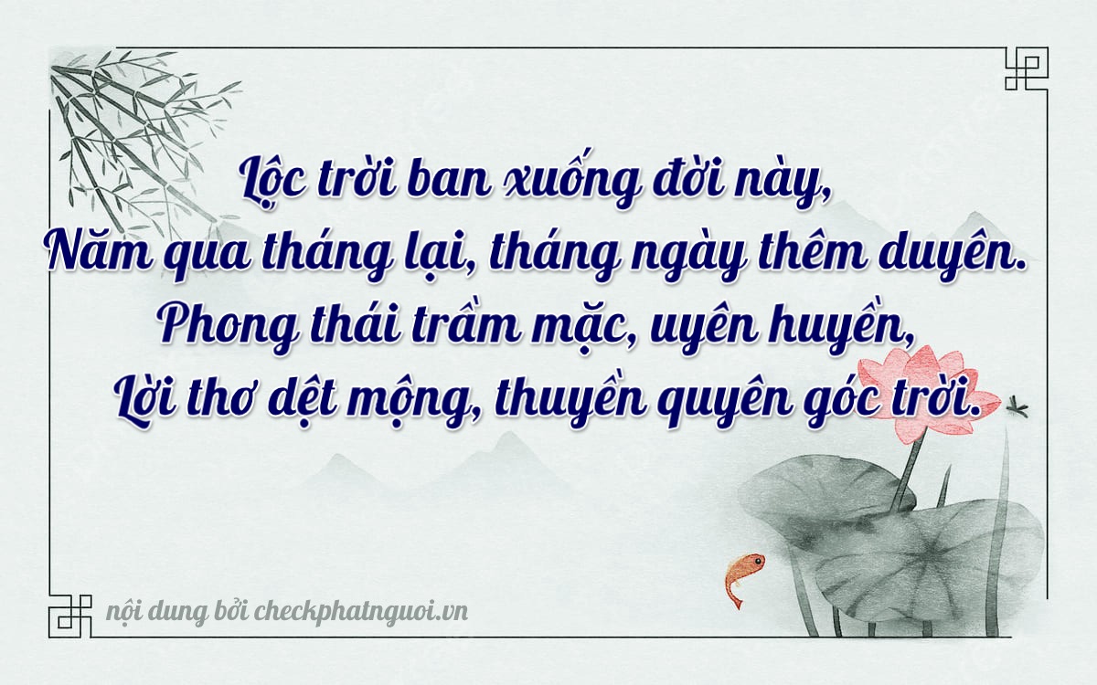 Bài thơ ý nghĩa cho <b>biển số 75F1-15455</b> tại website checkphatnguoi.vn