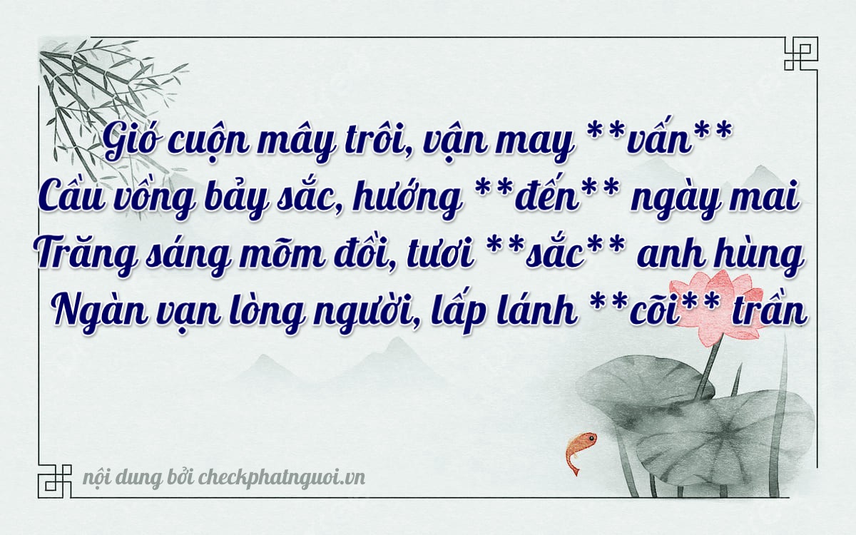 Bài thơ ý nghĩa cho <b>biển số 75F1-37884</b> tại website checkphatnguoi.vn