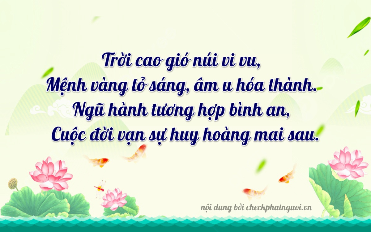 Bài thơ ý nghĩa cho <b>biển số 75F1-38756</b> tại website checkphatnguoi.vn