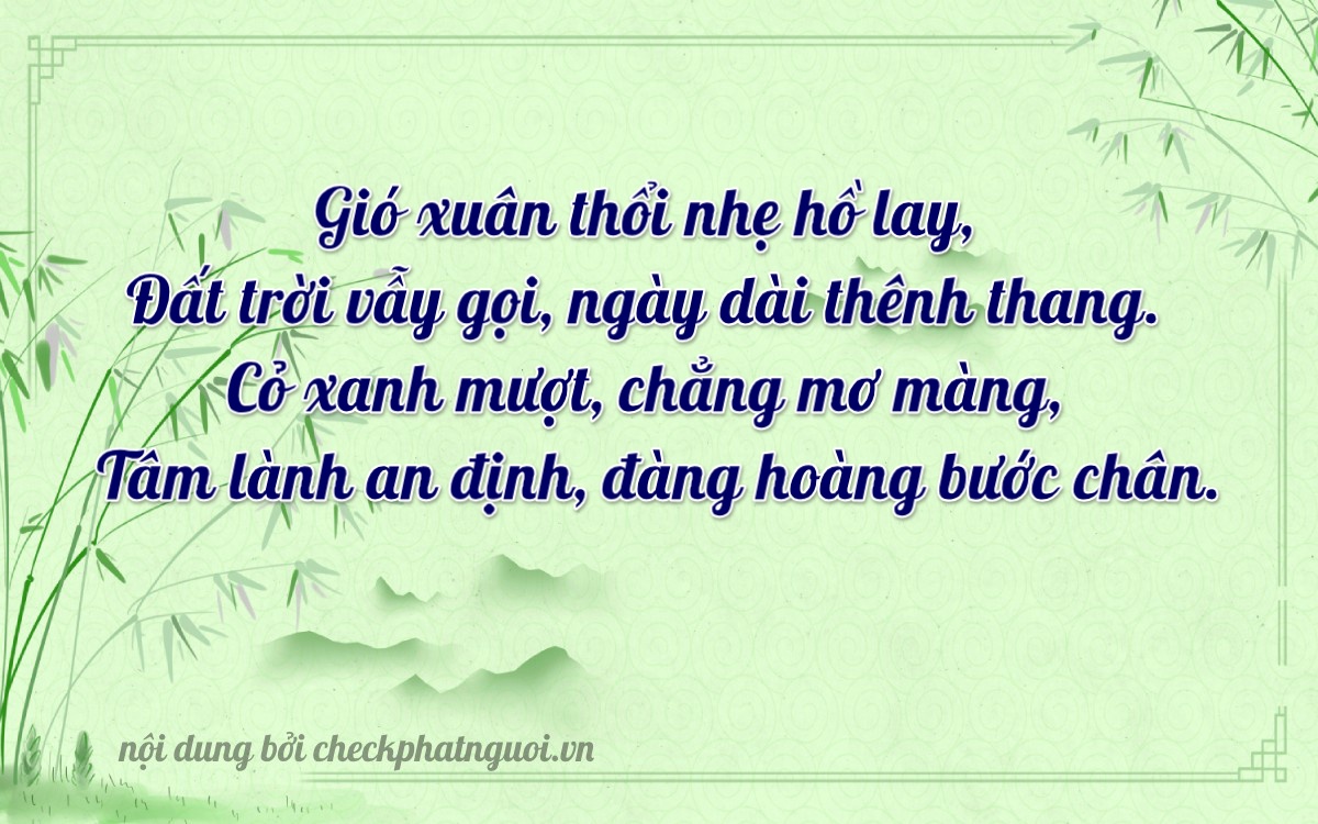 Bài thơ ý nghĩa cho <b>biển số 75F1-44134</b> tại website checkphatnguoi.vn