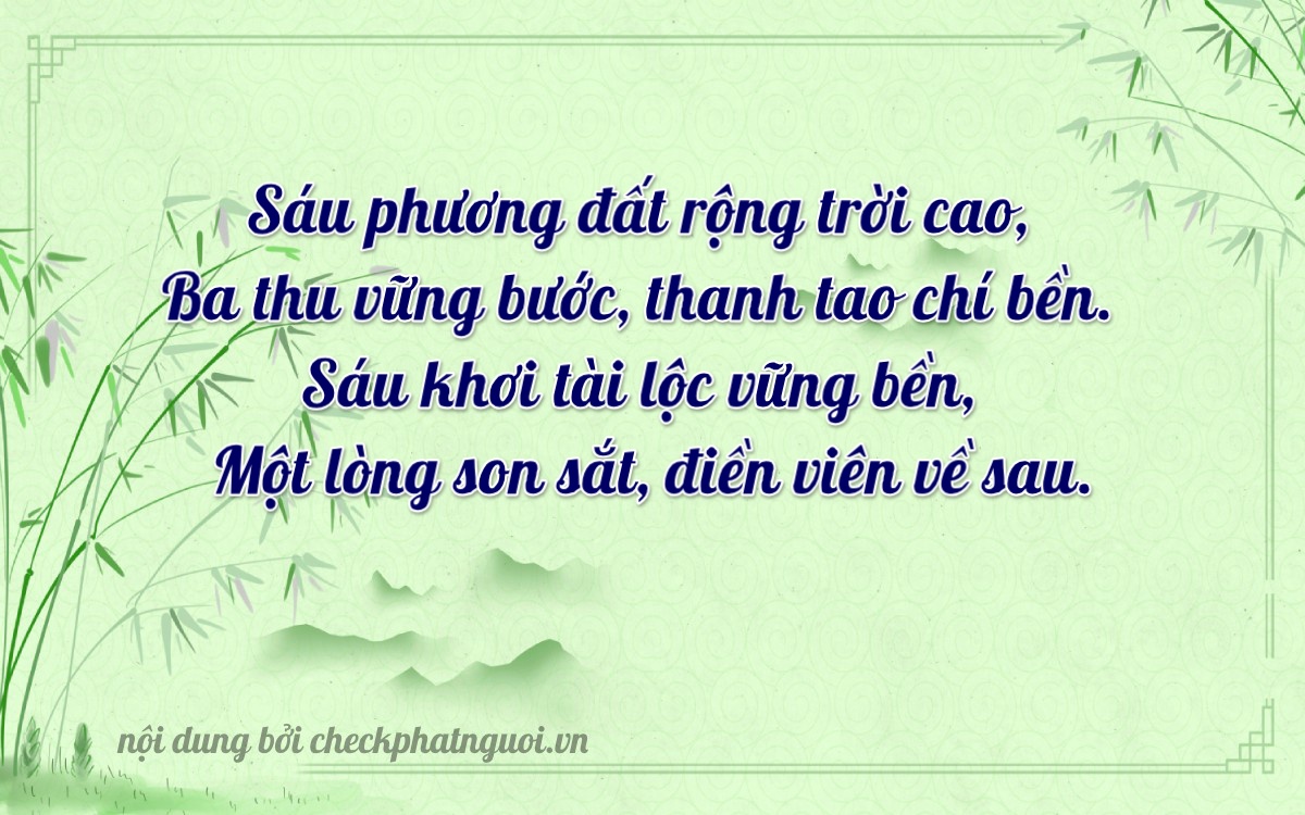 Bài thơ ý nghĩa cho <b>biển số 75F1-63641</b> tại website checkphatnguoi.vn
