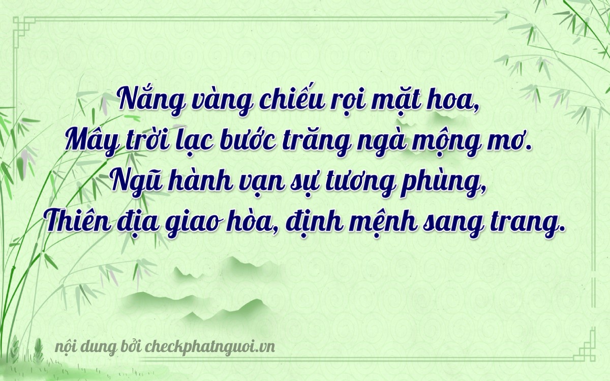 Bài thơ ý nghĩa cho <b>biển số 75F1-73661</b> tại website checkphatnguoi.vn