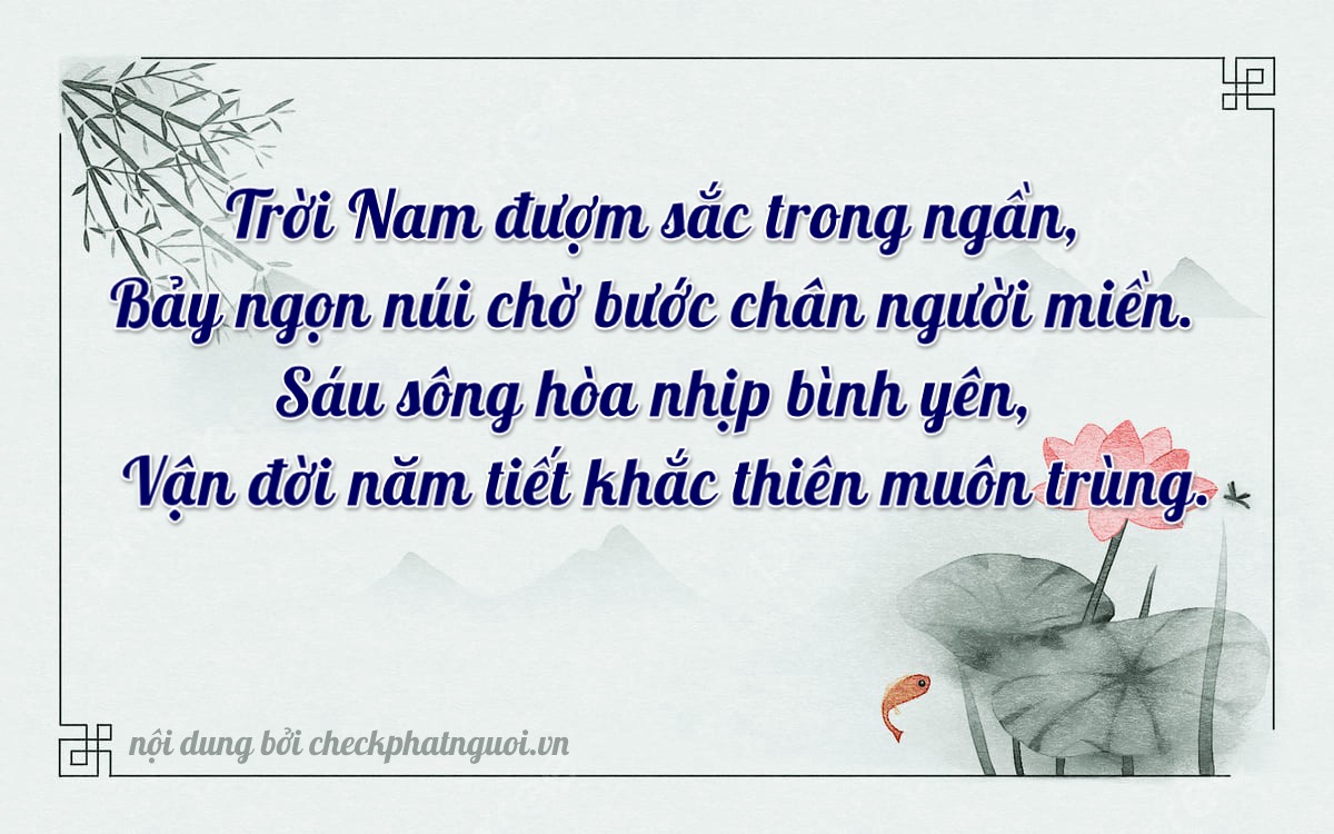 Bài thơ ý nghĩa cho <b>biển số 75F1-76925</b> tại website checkphatnguoi.vn