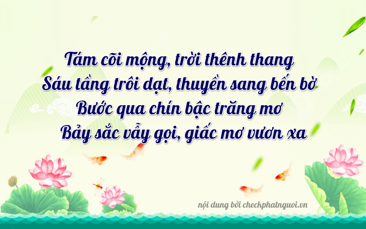 Bài thơ ý nghĩa cho <b>biển số 75F1-86897</b> tại website checkphatnguoi.vn