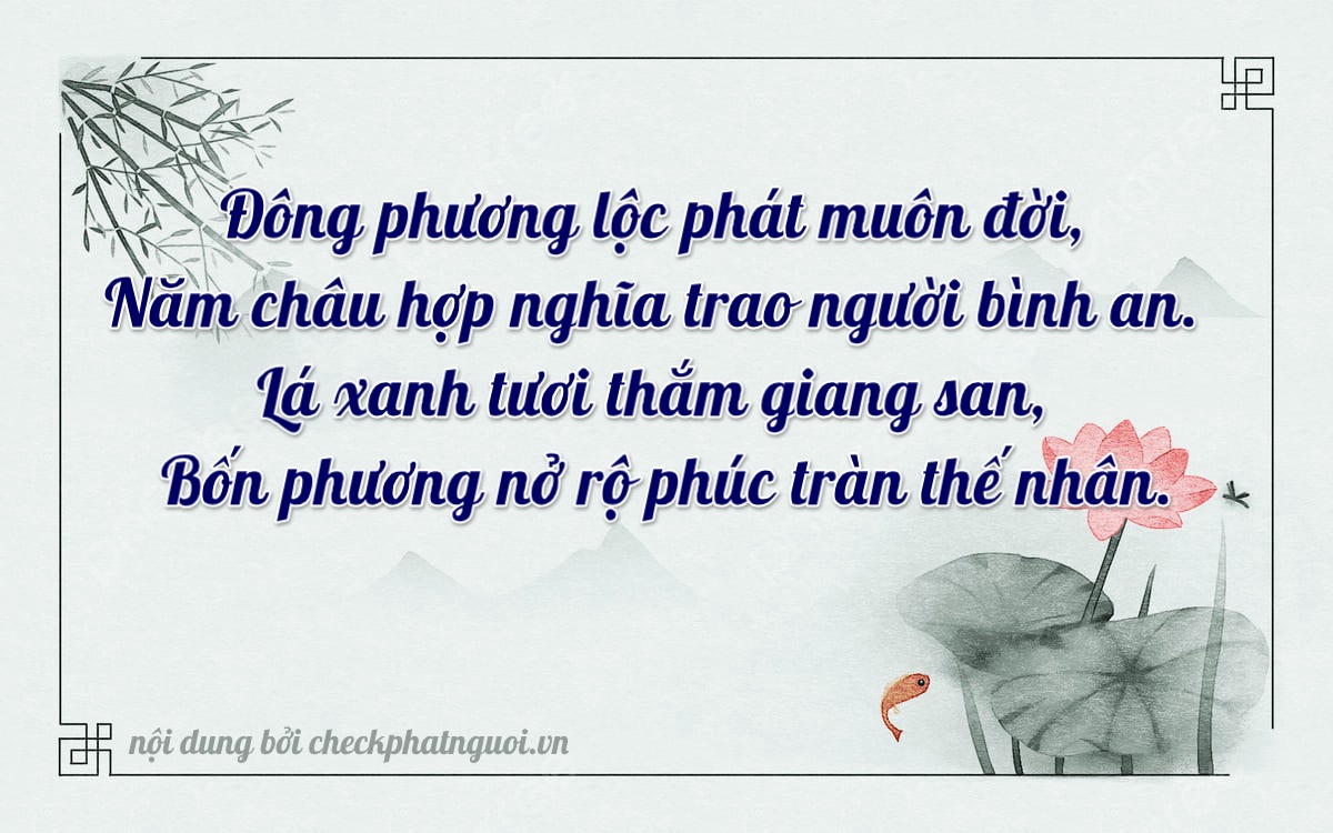 Bài thơ ý nghĩa cho <b>biển số 75F2-05840</b> tại website checkphatnguoi.vn