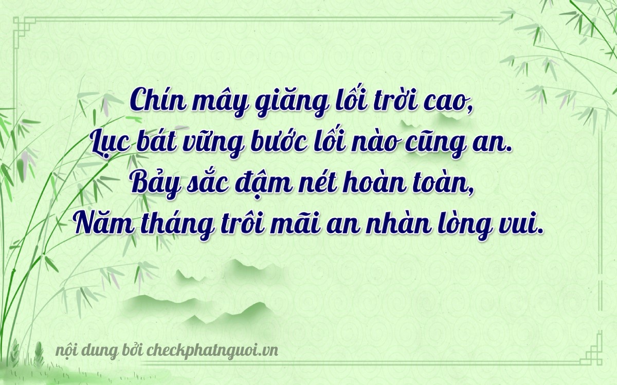 Bài thơ ý nghĩa cho <b>biển số 75F2-09675</b> tại website checkphatnguoi.vn