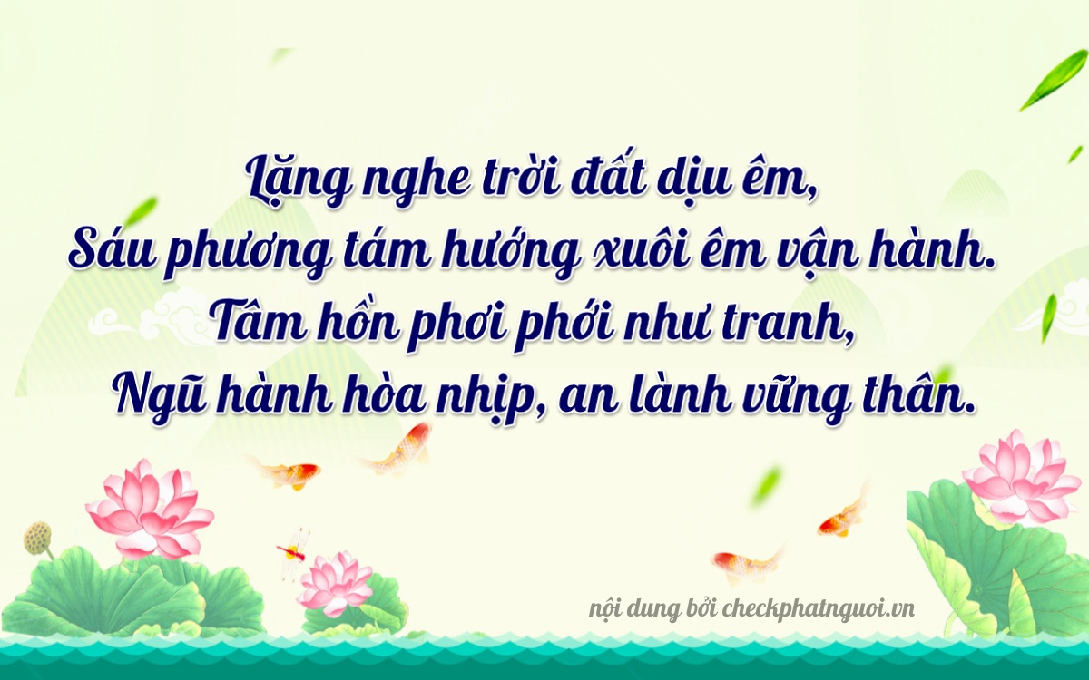 Bài thơ ý nghĩa cho <b>biển số 75F-34168</b> tại website checkphatnguoi.vn