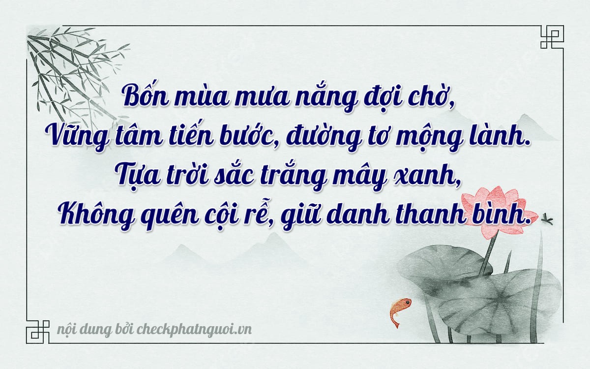 Bài thơ ý nghĩa cho <b>biển số 75F-47410</b> tại website checkphatnguoi.vn